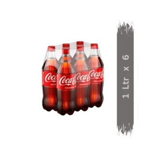 Coca Cola - 1 Ltr ( Pack of 6 )