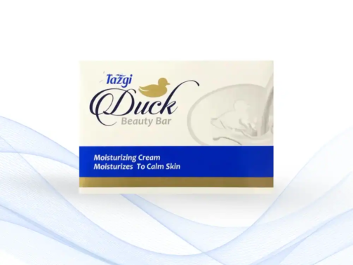 Tazgi Duck Beauty Soap bar for moisturizing and soothing skin care.